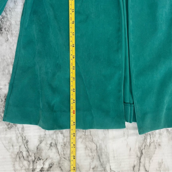 Leslie Fay | VINTAGE Blazer in jade green Open front women’s size 14 - Picture 6 of 8